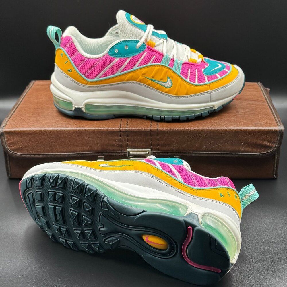 Wmns Nike Air Max 98 'Teal Fuchsia'